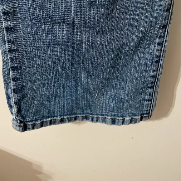 Lauren Jeans Co. Ralph Lauren Blue Wide Leg Jeans Size 10P - Picture 7 of 13